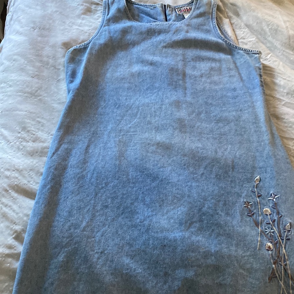 Ladies faded denim dress size 12